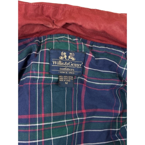 VTG Willis & Geiger Men Hooded Jacket & Vest Sz M Fishing Hunting - Picture 8 of 10